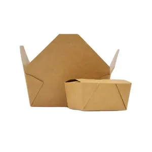Disposable paper food packing paper box paper food container made in Vietnam