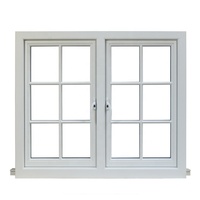 2024 nouveau Design PVC verre fenêtres coulissantes avec moustique et filet de protection en aluminium fenêtre à battant en alliage d'aluminium balançoire moderne