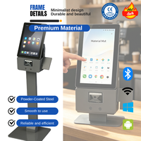 Terminal Punto de Venta de Autoservicio de 15.6 Pulgadas, Sistema POS Android, Pantalla Táctil, Escáner de Código de Barras, para Farmacias y Supermercados
