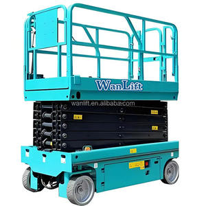 Yeni elektrikli katlanabilir iskele kaldırma platformu elektrikli 6 metre kaldırma platformu tekerlekli sandalye platformlu asansör - Product Image 5