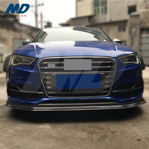 Nero Vele di Stile In Fibra di Carbonio Anteriore Labbro Per Il 2013-2016 <span class=keywords><strong>AUDI</strong></span> <span class=keywords><strong>A3</strong></span> <span class=keywords><strong>S</strong></span>-Linea di S3 - Product Image 3