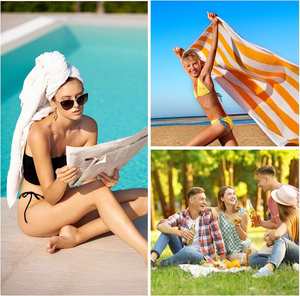 70*140CM White Towel Sheets Extra Large 100% Cotton <b>Shower</b> Luxury Cotton Bath Towel for Hotel - Product Image 4