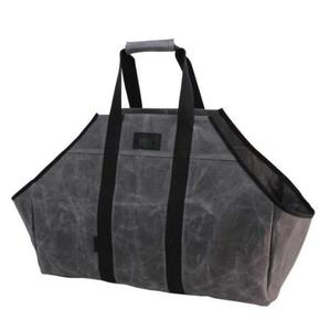 Durable Waxed Canvas Bag Carrying Tote Bag Firewood <strong>Log</strong> <strong>Carrier</strong> for Wood - Product Image 4
