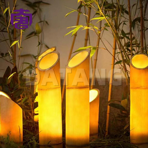 Luz LED Decorativa con Diseño de Bambú para Decoración de Parques y Ambiente Exterior - Product Image 5