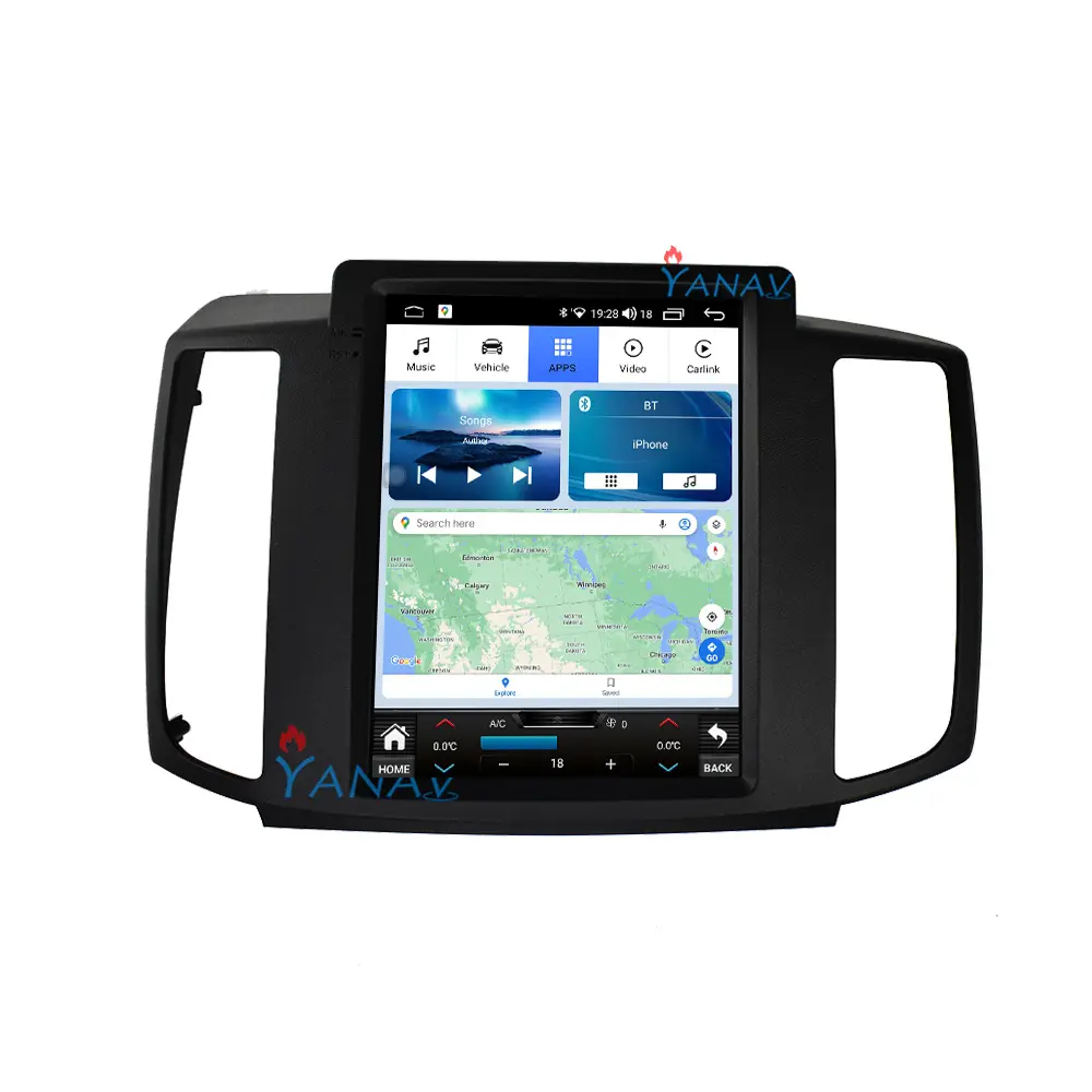 128 г Android 12 Авто аудио стерео Мультимедийный плеер GPS головное устройство carplay автомобильное радио для Nissan MAXIMA 2009 2010 2011 2012