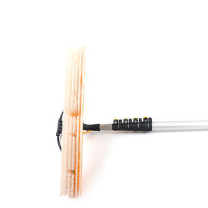 Brosse de nettoyage de toit <span class=keywords><strong>télescopique</strong></span> en métal à main, durable, alimentée par l'eau, pour toit de véranda avec <span class=keywords><strong>manche</strong></span> en aluminium - Product Image 2