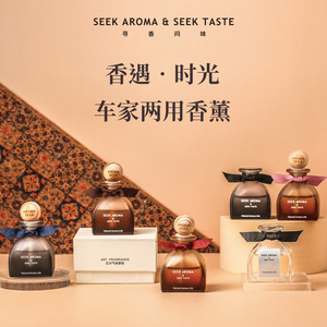 Diffuseur de parfum pour voiture Seek Aroma Seek Taste, parfum longue durée, flacon en verre, utilisation sans électricité. - Product Image 1
