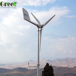 Generador Eólico de 5KW y Sistema de Energía Solar Híbrido con Banco de Baterías, Energía Gratuita de 5kwh para Uso Doméstico - Product Image 1