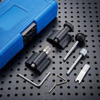 Set Alat Pengunci Crankshaft CiHOO Baja Kekuatan Tinggi Terolah Panas dengan Kotak Keras untuk Timing Belt Mesin VW Audi