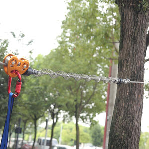 XINDA - Amortiguador <span class=keywords><strong>de</strong></span> Resorte <span class=keywords><strong>de</strong></span> Acero Inoxidable 304 Plateado, Duradero y Eficiente, para Sistema <span class=keywords><strong>de</strong></span> Tirolina en Jardín Infantil, <span class=keywords><strong>Camping</strong></span> y Senderismo - Product Image 6