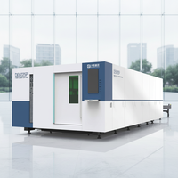 Máquina de Corte Láser de Fibra de Gran Formato DE6025 6000x2500mm 12kW con Mesa Intercambiable para Fabricación de Metales Pesados