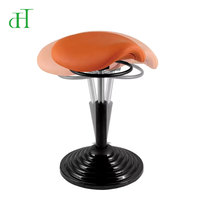 Tabouret ergonomique moderne personnalisable avec hauteur réglable, structure en fer, pour usage au bureau