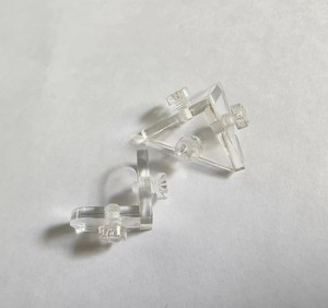 Acrylic for <strong>Box</strong> with <strong>Removable</strong> Fasteners Practical Transparent Triangular L-shaped Corner Brackets - Product Image 2