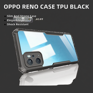 <span class=keywords><strong>Funda</strong></span> de Acrílico para Teléfono Móvil <span class=keywords><strong>OPPO</strong></span> <span class=keywords><strong>Reno</strong></span> 14 14F 13F 13 12 11 10 9 8 7, Diseño de Lujo, Resistente a Impactos, Negra, Ultrafina, con Marco Suave - Product Image 2