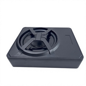 Subwoofer Compacto de 10 Pulgadas <span class=keywords><strong>para</strong></span> Debajo del Asiento, Altavoz <span class=keywords><strong>para</strong></span> Auto de 200W, Woofer de <span class=keywords><strong>Bajos</strong></span> Amplificado Delgado, Sistema de Audio Universal de 12V - Product Image 1