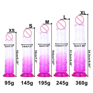 Dildo réaliste avec ventouse, gros dildos en gelée, jouets sexuels <span class=keywords><strong>pour</strong></span> femmes et hommes, pénis gros, plug anal, boutique érotique - Product Image 4