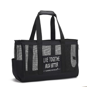 Borsa per Animali Domestici Rettangolare in PVC Modello 043-2, Portatile, Traspirante, per Esterni, con Chiusura a Cerniera, Senza Odori, 10kg, per Gatti e Cani - Product Image 5