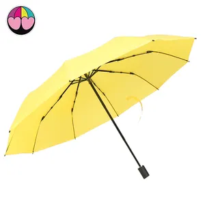 Guarda-chuva chinês de venda, à prova de vento, logotipo personalizado tuuci 3 dobras, guarda-chuva aberto manual, muda de cor, frete grátis