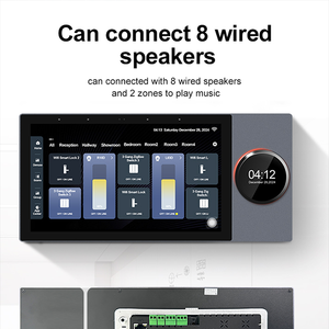 TUOAN 2026 Nouveau Panneau de Contrôle Musical à Écran Tactile, Prend en Charge 8 Haut-parleurs de Plafond pour Maison Intelligente, Compatible Tuya - Product Image 4