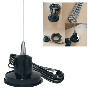 Длинный хлыст 1300 мм 27 МГц Hustler антенна CB Ham радиоантенна с магнитным основанием - Product Image 1