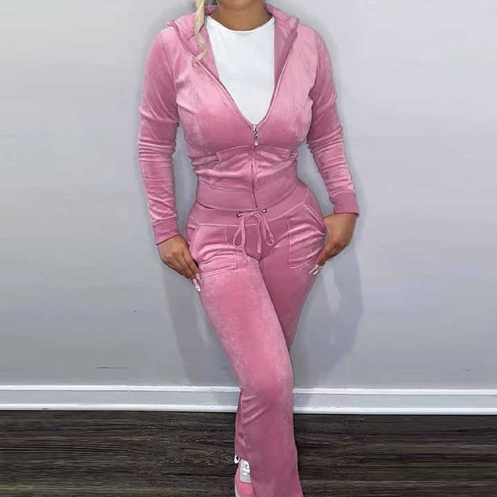 Apbondy Girls Sweatsuit Set - Casual Pullover & Joggers (7-14 Years)