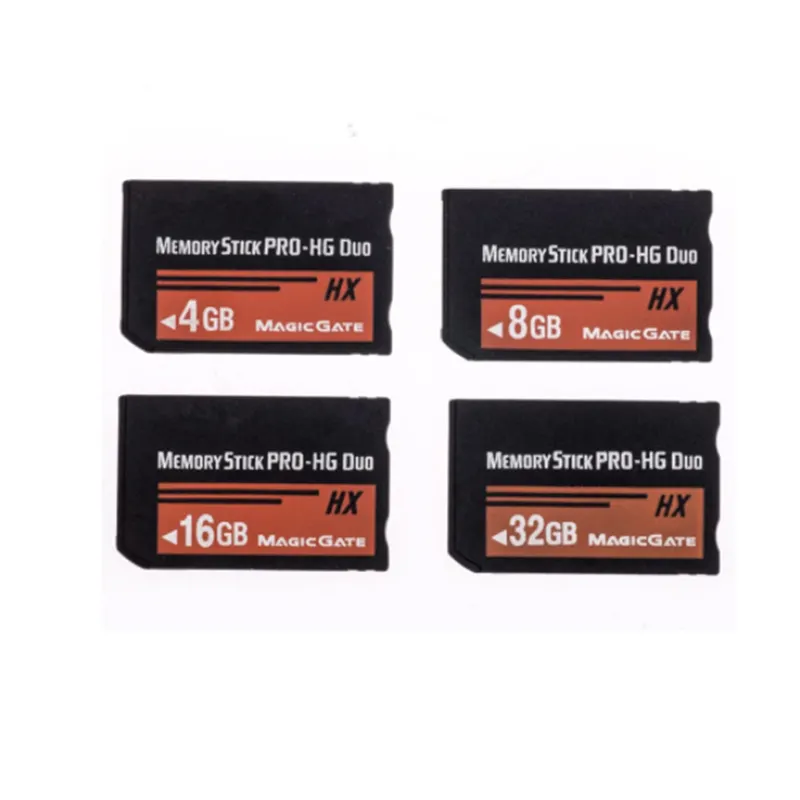 Memory Stick PRO-HG Duo Memory Stick 4GB 8GB 16GB für PSP1000 2000 Speicher karte 32GB 64GB für PSP 3000 Volle reale Kapazität