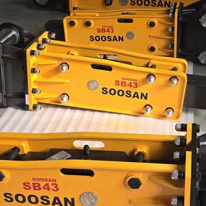 For SB43 Top Type Hydraulic Breaker Engine for Excavator Backhoe Loaders 6-9 Tons 1 Year Warranty <b>Wooden</b> <b>Crate</b> Packing 75mm - Product Image 1