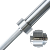Barre d'haltères chromés en téflon cerakote, poids libre 2.3m 20 KG 1000LB 700LB, barre d'haltères deadlift