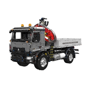 MOULD KING-Kit de Grue Pneumatique pour Enfant, Pompe à Béton, Briques de Construction, Technique, Application, Voiture RC, 19016 - Product Image 1