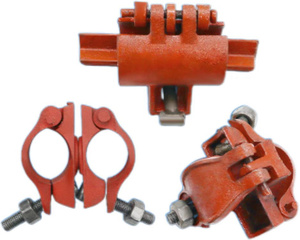 Yunzheng Steel Q235/Q345 Pince de fixation et coupleur pivotant pour échafaudage, pièces d'échelle, haute qualité, galvanisé, capacité de charge élevée, garantie 1 an - Product Image 1