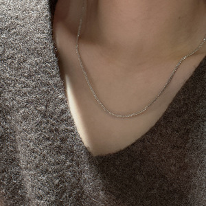 S925 Sterling <b>Silver</b> Colored Multi-Layer Circular Pendant Necklace Sweet Niche Design with Road Connecting Fashion Accessory - Product Image 3