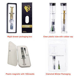 Boîte d'emballage pour distillat de Dab en verre avec seringue, <span class=keywords><strong>prix</strong></span> d'usine, fournisseur unique, logo personnalisé - Product Image 6