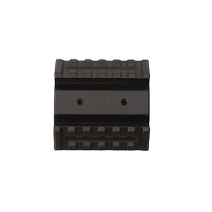 Dual 45-Degree Offset 6-Slot 20mm Base CNC Machined Aluminum Alloy Mount <b>Bracket</b> for Hunting Outdoor Shooting Sports - Product Image 3