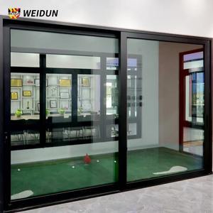 Style économique de haute qualité en aluminium à isolation thermique, portes patio parallèles inclinables et coulissantes, verre coupe-vent pour balcon et jardin - Product Image 3