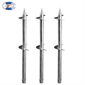 Vis de fondation spirale à <span class=keywords><strong>bride</strong></span> certifiée ISO HF pour une forte résistance au retrait dans les sols sablonneux et meubles - Product Image 2
