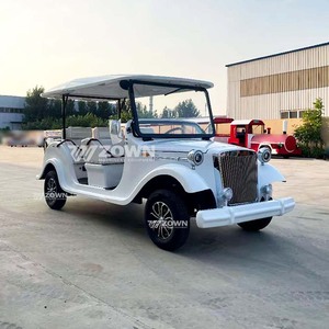 Carrito de Golf Eléctrico Retro de 4 Plazas, Homologado para Circular por la Calle, Color Personalizado, para Uso en Clubes y Comunidades - Product Image 1