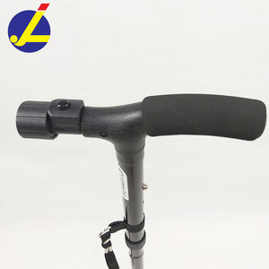 Canne <span class=keywords><strong>de</strong></span> <span class=keywords><strong>marche</strong></span> légère à LED, poignée en T, bâtons télescopiques, pour personnes âgées, pliables, nœuds <span class=keywords><strong>de</strong></span> trekking - Product Image 3