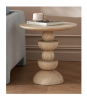 Table d'appoint contemporaine en bois pour salon, chambre, bureau, hôtel et restaurant - Meuble haut de gamme