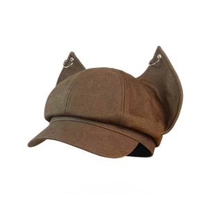 Casquette de baseball Y2K avec oreilles de renard et anneau en fer, casquette en jean unisexe style papa, casquette <span class=keywords><strong>esthétique</strong></span> grunge avec oreilles d'animaux pour femme - Product Image 5