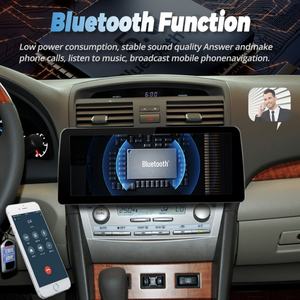 Lecteur vidéo de voiture Android 13 avec écran 12,3 pouces 1920*720, autoradio stéréo pour Toyota Camry 2013-2018, GPS, multimédia, Carplay, unité principale - Product Image 5