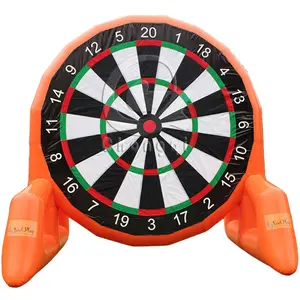 FOOTDARTS מתנפח כדורגל לוח קליעה למטרה רגל כדורגל חץ לוח קרנבל משחקים גדול מתנפח כדורגל חצים לוח למכירה