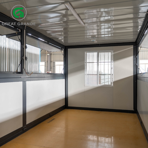 Customized Foldable Container House with Pitched Roof Home Connect Outdoor House Coffee <strong>Shope</strong> Cheap Prefabricated Houses - Product Image 5