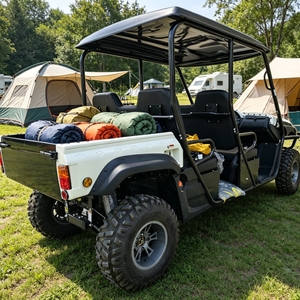 Véhicule utilitaire électrique tout-terrain 4 places 4x4 pour camping, parc, Airbnb, <span class=keywords><strong>ranch</strong></span> - Product Image 4