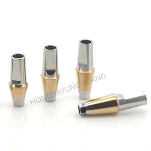 Straight <span class=keywords><strong>Transfer</strong></span> <span class=keywords><strong>Abutment</strong></span> Compatibel Met Dentium & Ostem Hiossen Precisie Schroef Behouden Ontwerp Oem Kwaliteit - Product Image 4