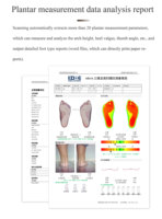 Analyseur de pieds 3D automatique par laser pour la production de semelles orthopédiques sur mesure, outils de mesure et d'étalonnage pour les magasins de chaussures
