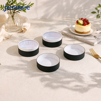 Emballage personnalisé en gros de tubes en carton biodégradable, résistant au four, de qualité alimentaire, pour desserts, gâteaux basques, boîte cylindrique