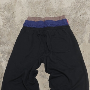 Custom Logo Stacked Track Pants Men <b>Oversize</b> <b>Sweatpants</b> 100% Polyester Wide Leg Double Waisted Baggy Eco-Friendly - Product Image 4