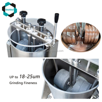 GUSU Mini Moulin à Cacao et Noix, Nouveau Modèle Alimenté par Prise, Facile à Utiliser, Machine à Moudre le Chocolat
