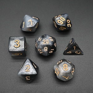 Precio <span class=keywords><strong>de</strong></span> fabricantes azul blanco <span class=keywords><strong>DND</strong></span> dados acrílicos poliédricos para juegos <span class=keywords><strong>de</strong></span> rol - Product Image 3