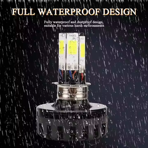 Kit de conversion de phares LED à 6 faces, ampoule H4 6000K 3000LM 12V pour motos et voitures - Product Image 3